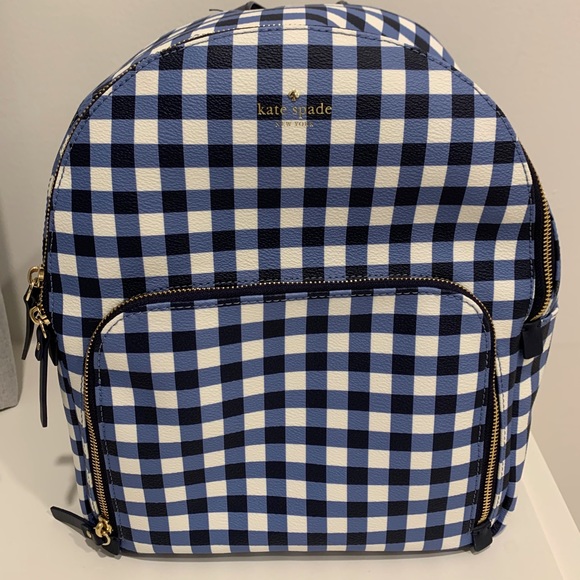 kate spade Handbags - Kate Spade Hyde Lane Gingham Hartley Backpack